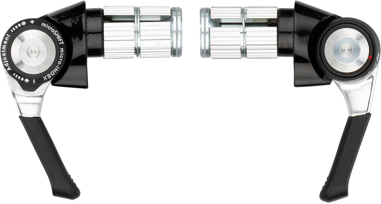 MICROSHIFT BS-T09 V+h Set Lenkerendschalthebel 2-/3-/9-fach 3 MICROSHIFT BS-T09 V+h Set Lenkerendschalthebel 2-/3-/9-fach
