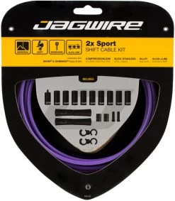 JAGWIRE 2X Sport Schaltzugset -Fahrradzubehör Verkauf 319251