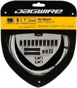 JAGWIRE 2X Sport Schaltzugset -Fahrradzubehör Verkauf 319253