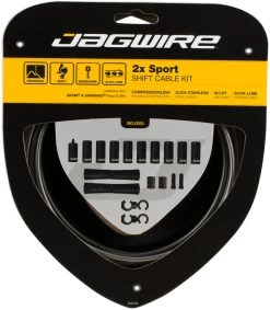 JAGWIRE 2X Sport Schaltzugset -Fahrradzubehör Verkauf 319263