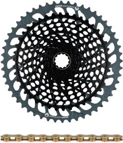 SRAM X01 Eagle XG-1295 Kassette + Eagle Kette 12-fach Verschleißset -Fahrradzubehör Verkauf 347894