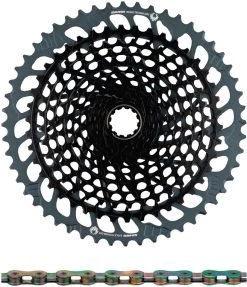 SRAM X01 Eagle XG-1295 Kassette + Eagle Kette 12-fach Verschleißset -Fahrradzubehör Verkauf 347900