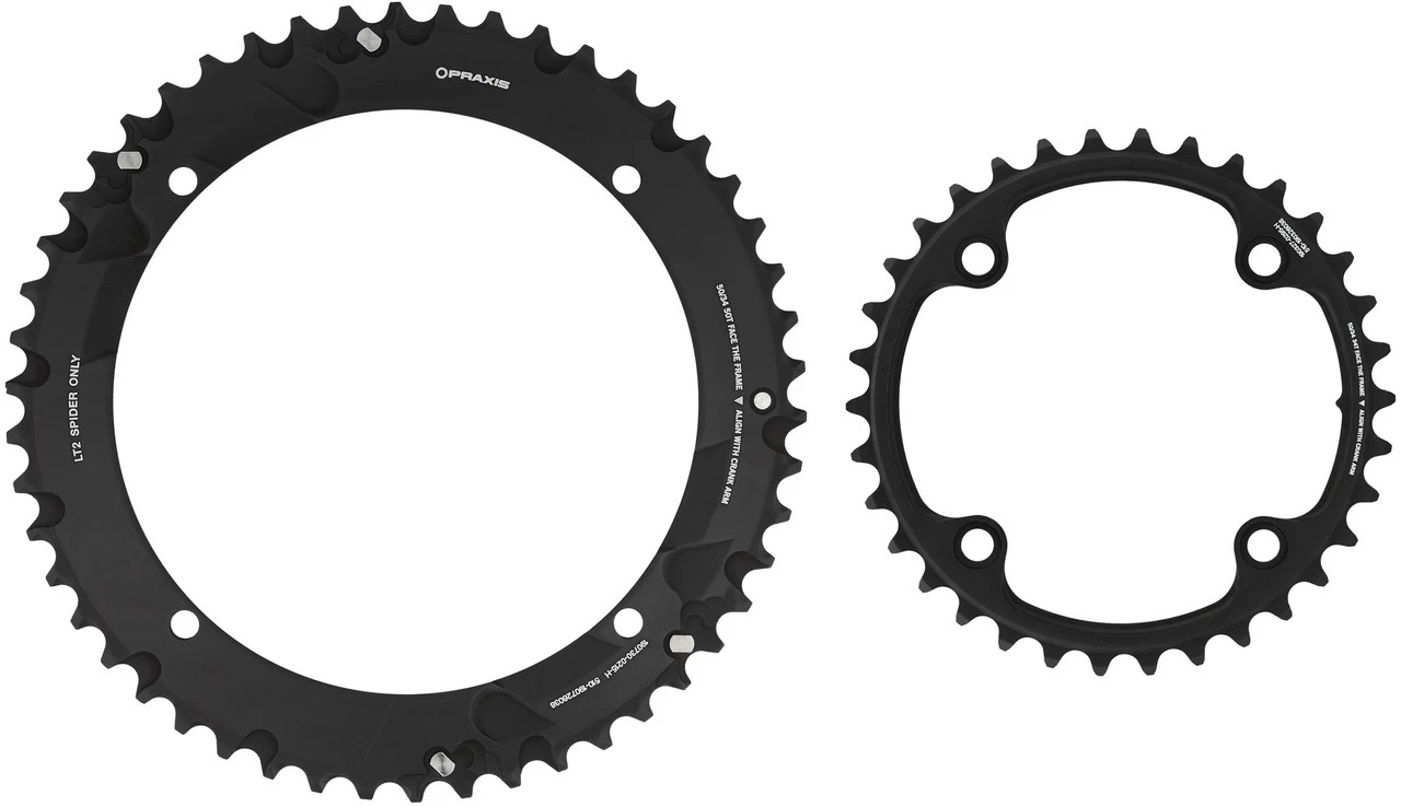 Praxis Works X-Rings Road Kettenblatt-Set, 4-Arm, 160/104 Mm Lochkreis 6 Praxis Works X-Rings Road Kettenblatt-Set, 4-Arm, 160/104 Mm Lochkreis – Bild 4