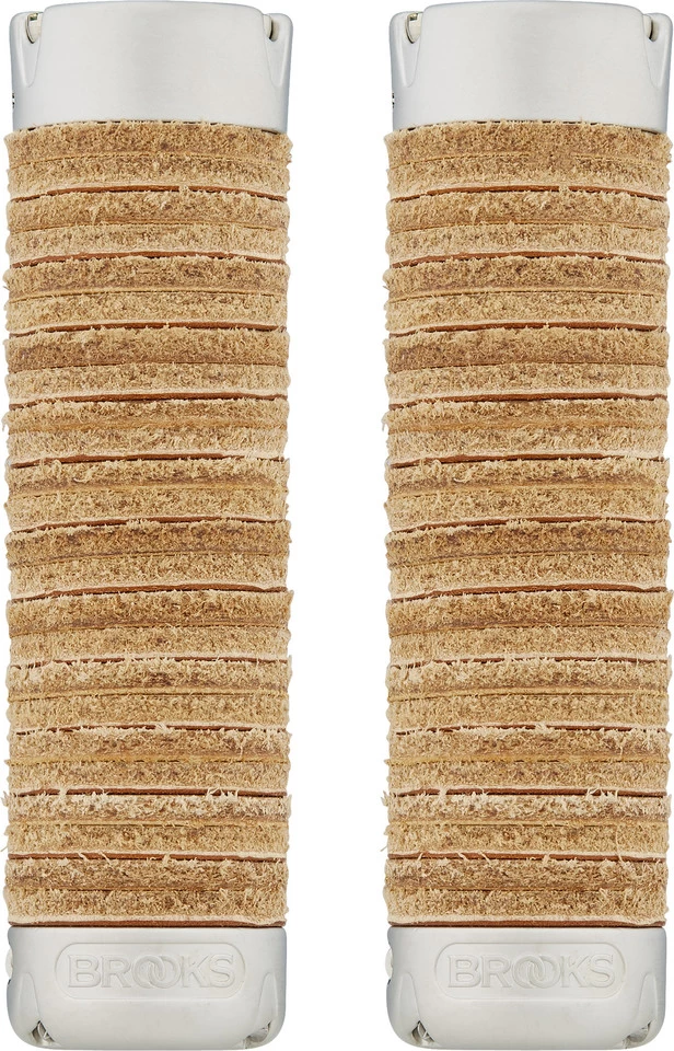 BROOKS Plump Leather Grips Lenkergriffe 11 BROOKS Plump Leather Grips Lenkergriffe – Bild 9